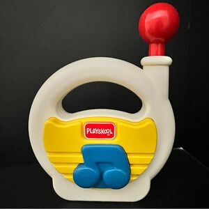 Vintage Playskool Rockin Radio 1992 Plays 7 Different Songs Baby Toy Rocking